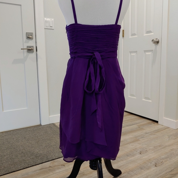 Jcrew Silk Chiffon Dress sz 2 - Picture 2 of 4
